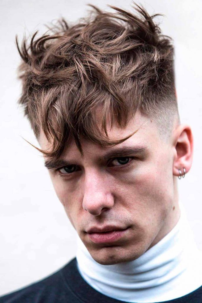 messy spiky hair with fade – Cosywoods.com